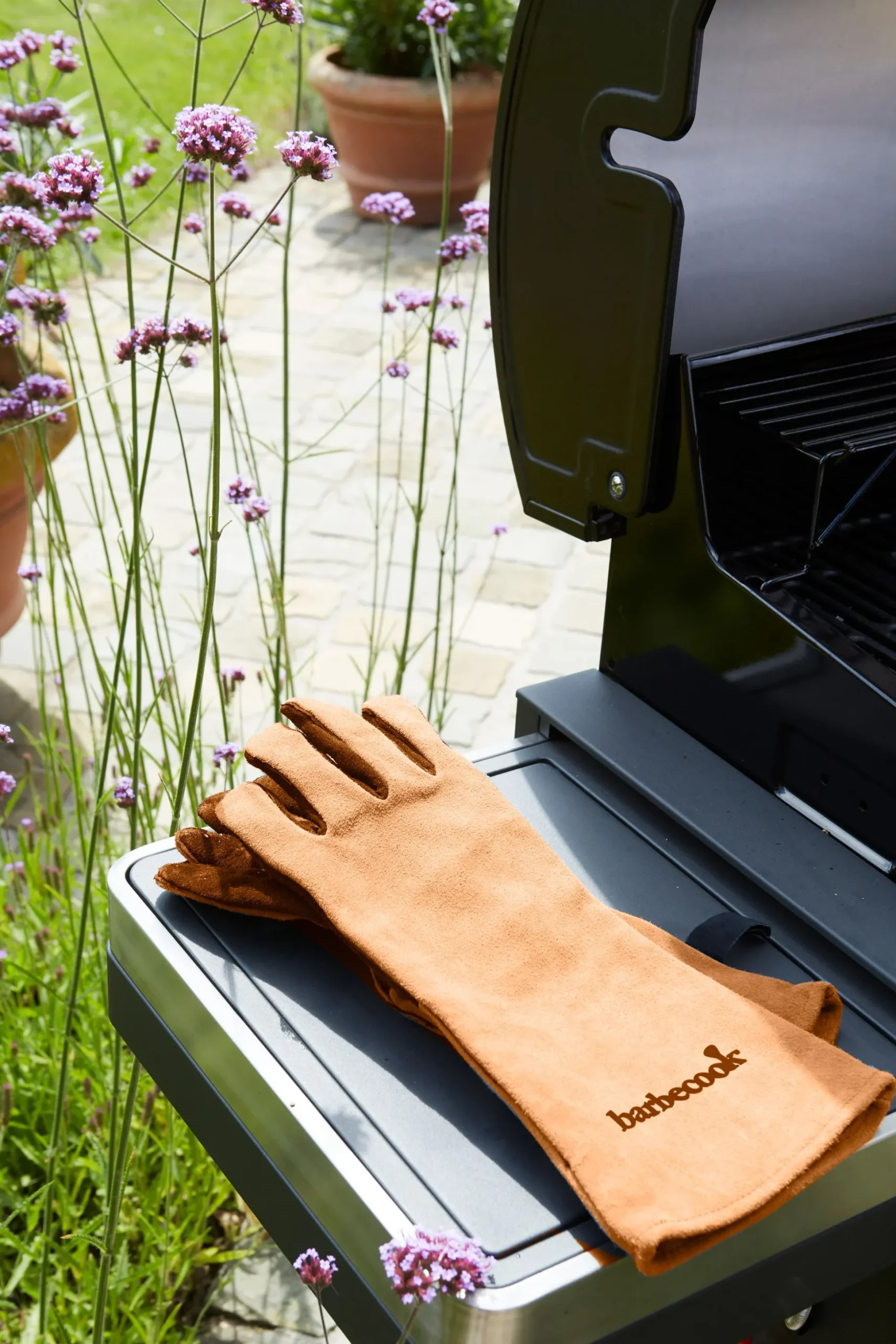 Set van 2 zacht lederen handschoenen