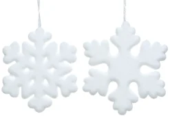 Sneeuwvlok foam42cm wit