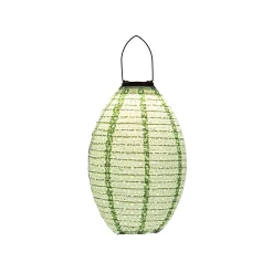 Solar lampion 22x32cm sage groen / marrakesh