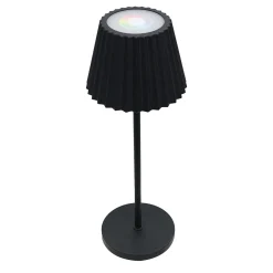 Soleil tafellamp zwart met laadstation