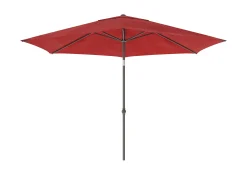 Staparasol miami d300 antraciet-rood