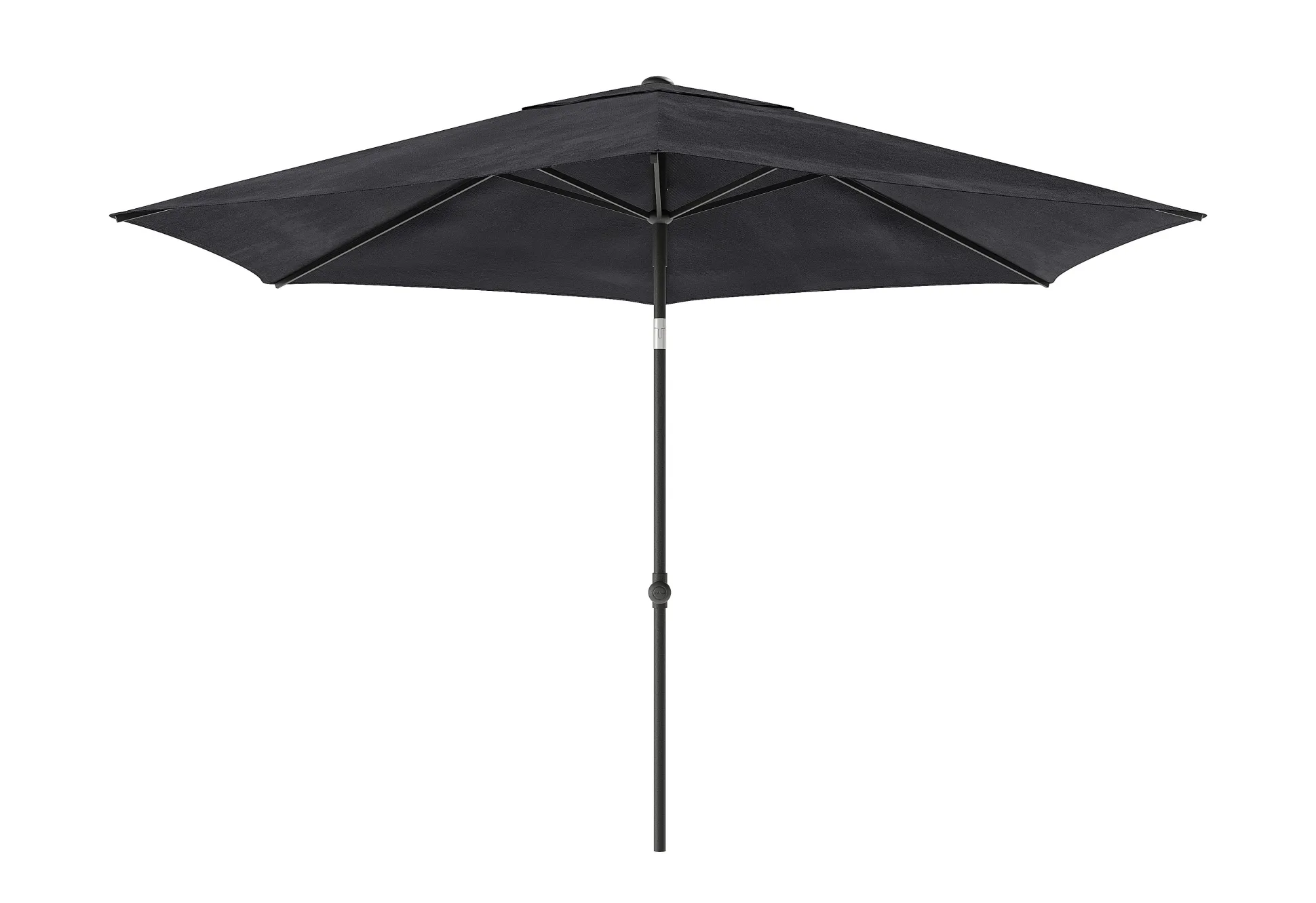 Staparasol miami d250 zwart-grijs