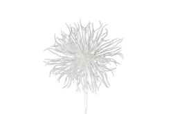 Stekelbal op steel wit