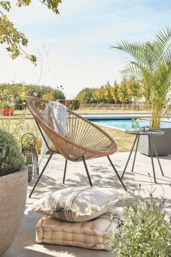 Steph armstoel camaieu terracotta