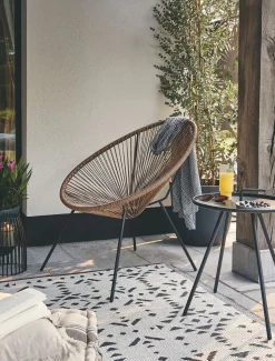 Steph armstoel camaieu terracotta