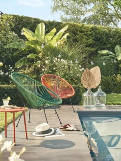 Steph armstoel camaieu terracotta