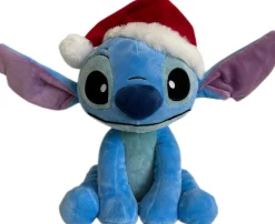 Stitch met kerstmuts 25cm
