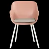 Stoel Le Soleil wit/roze