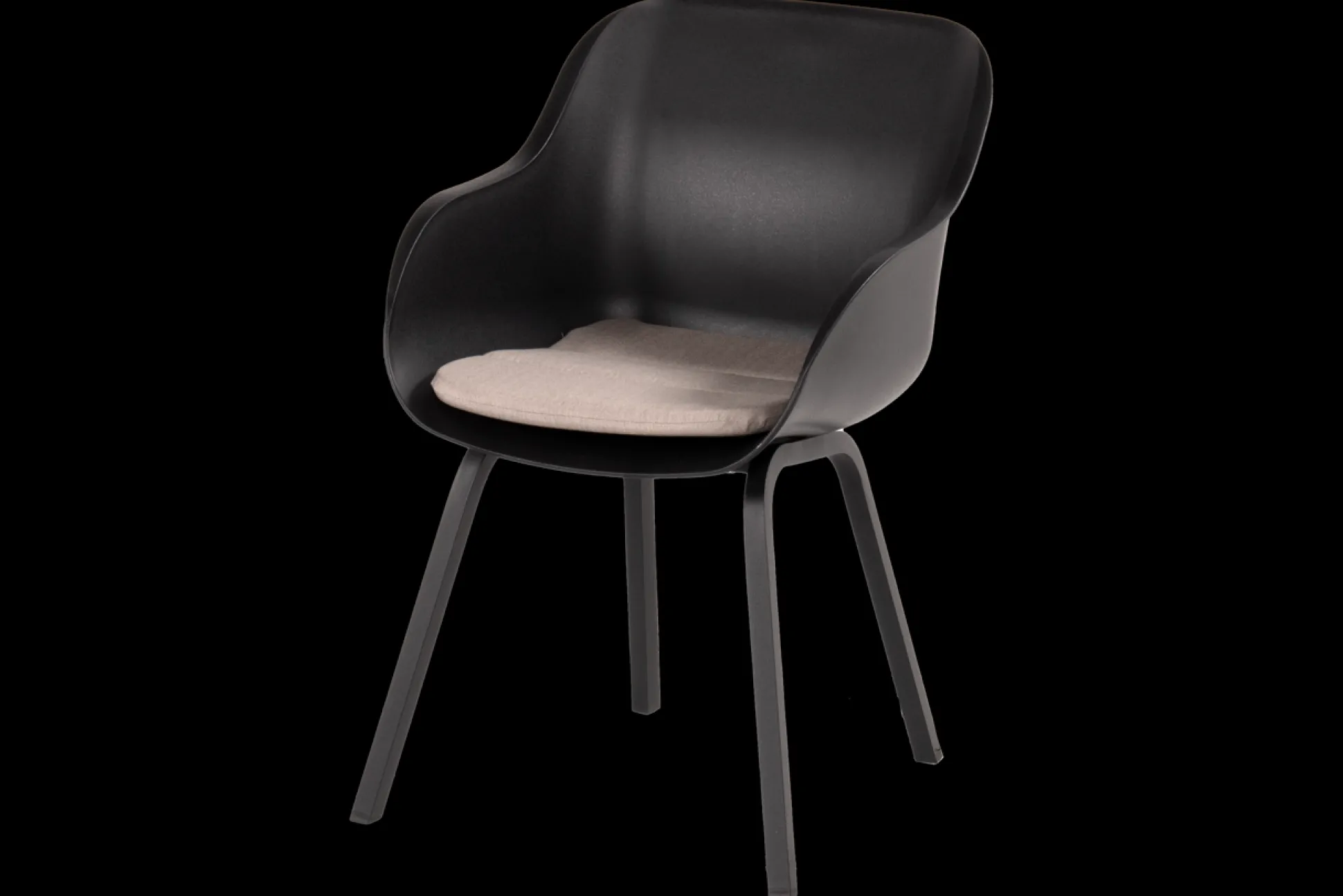 Stoel Le Soleil zwart