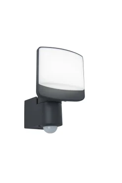 Sunshine wandlamp security licht met sensor antractiet grijs led 12.5w