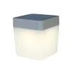 Table cube tafellamp zilver grijs led 1w