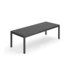 Tafel Albin 256-320x100cm charcoal/aluminium
