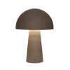 Tafellamp rond taupe