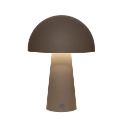 Tafellamp rond taupe