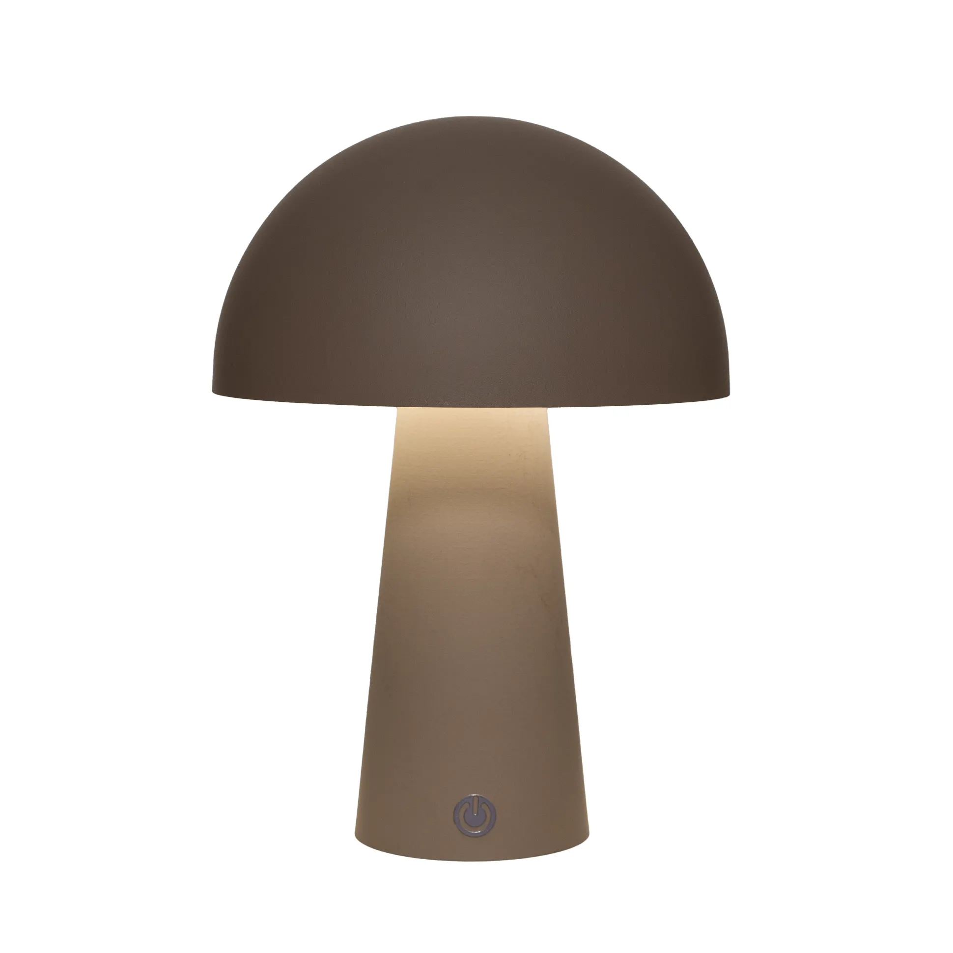 Tafellamp rond taupe