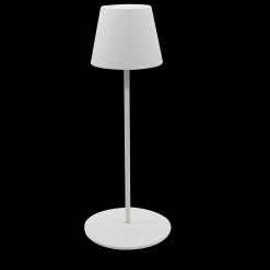 Tafellamp Sunset d12 h35cm wit