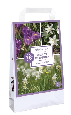 Tas 'a bulb for every garden' met 50 bloembollen shade garden