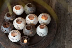 Theelichthouder kokosnoot