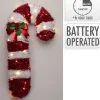 Tinsel candy cane 30led