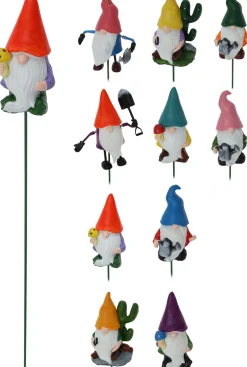 Tuinprikker kabouter 39cm - 10ass