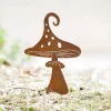 Tuinsteker paddenstoel met krul
