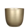 Tusca pot rond goud - h18,5xd19,5cm