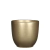 Tusca pot rond goud - h13xd13,5cm