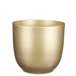 Tusca pot rond goud - h23xd25cm