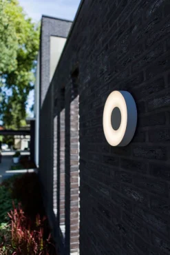 Ublo wand / plafondlamp small zilver led 8w