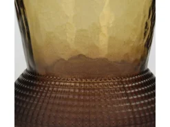 Vaas glas bruin 15.5x15.5x30cm