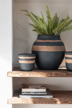 Vaas kenia zwart/bruin large