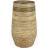 Vase lombok grey/blond d36/40h70cm