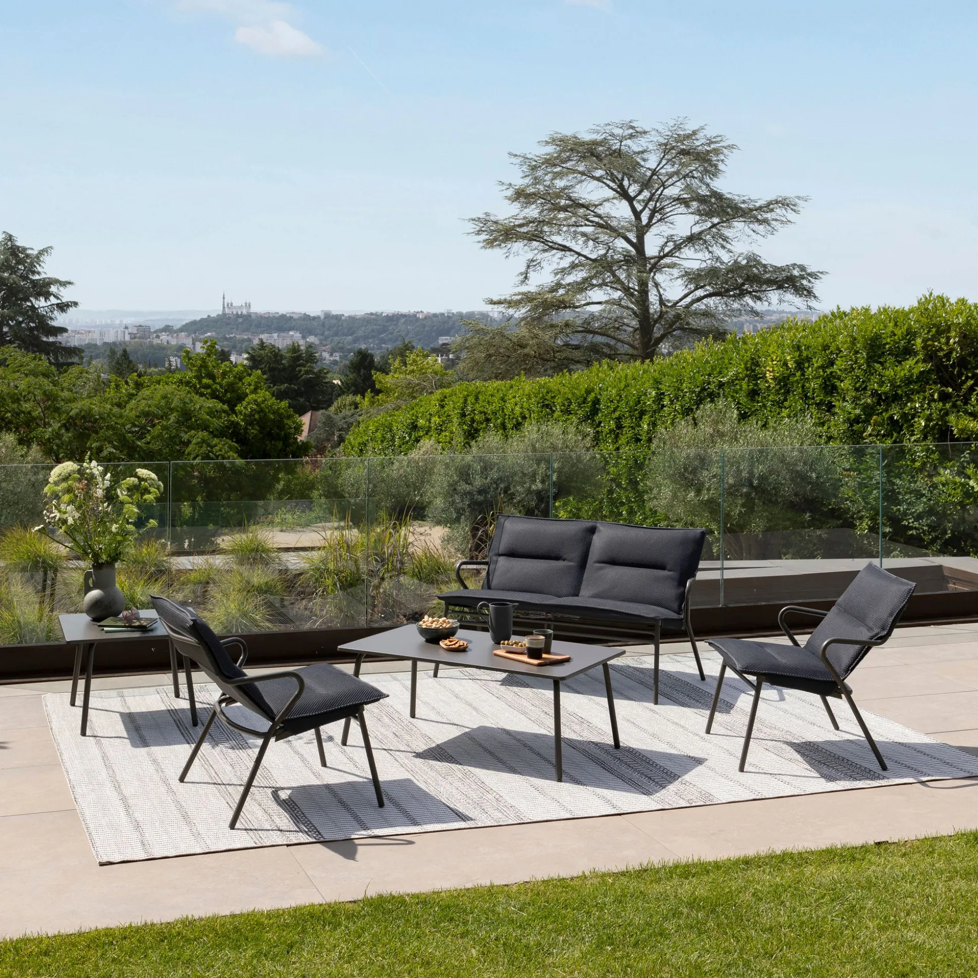 Vence vierkante salontafel