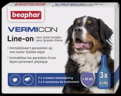 Vermicon line-on grote hond 3x4,5ml