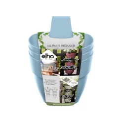 VERTICAL FOREST SET/3 VINTAGE BLAUW