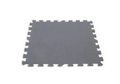 Vloerbeschermer grijs 50x50cm, 8 stuks