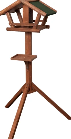 Voederhuis met staander mimir - hout