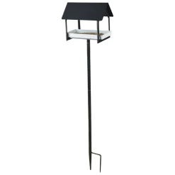 Voedertafel op pin antractiet/wit