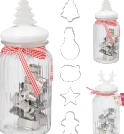 Voorraadpot met uitsteekvormpjes