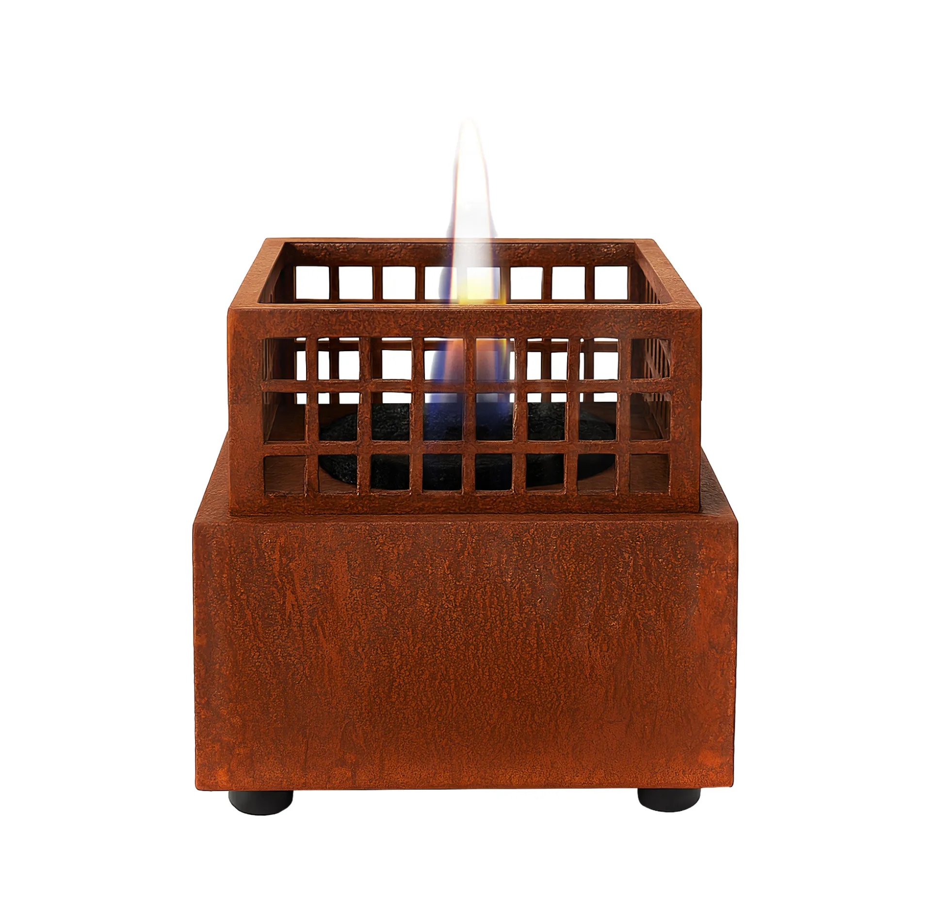 Vulcan Agni 16 tafelhaard in cortenstaal