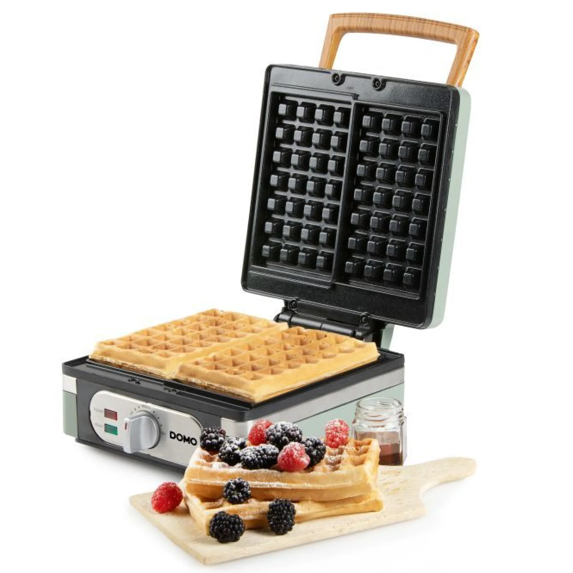 Wafelijzer voor rechthoekige wafels