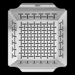 WEBER DELUXE GRILLKORF GROOT RVS