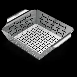 WEBER DELUXE GRILLKORF KLEIN RVS