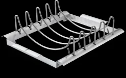 WEBER DELUXE MULTIFUNCTIONELE VLEESHOUDER RVS