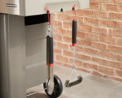 WEBER DRIEZIJDIGE BORSTEL GROOT 46 CM