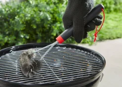 WEBER DRIEZIJDIGE BORSTEL KLEIN 30 CM