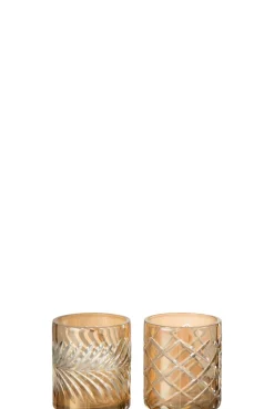 Windlicht diamant gl gd sass2 (8x8x9cm)