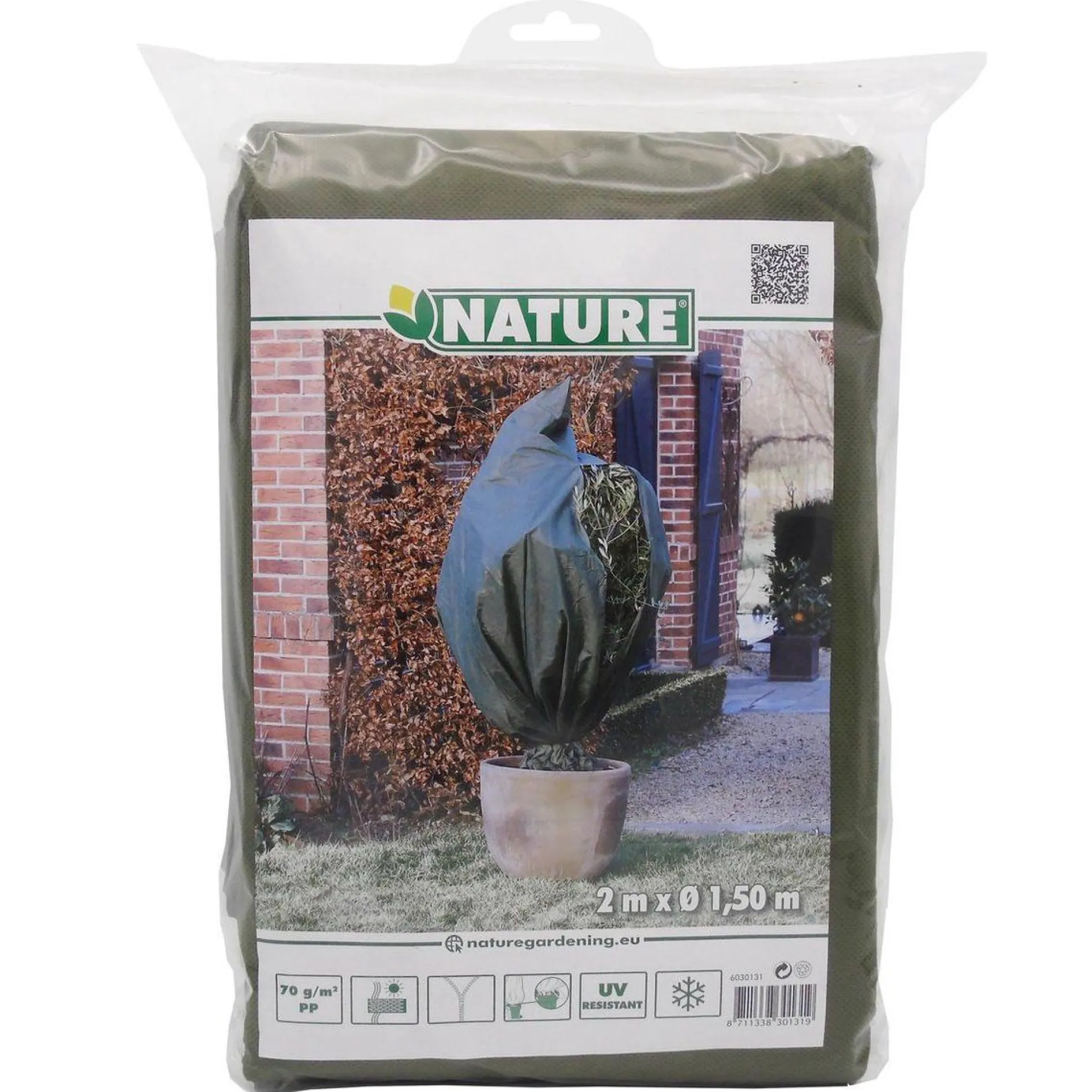 Winterafdekhoes met ritssluiting 150x200cm