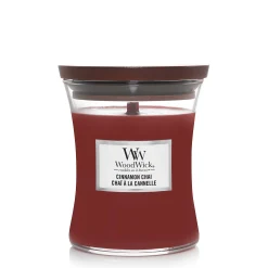 Woodwick Geurkaars cinnamon chai medium