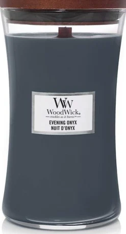 Woodwick Geurkaars evening onyx Large